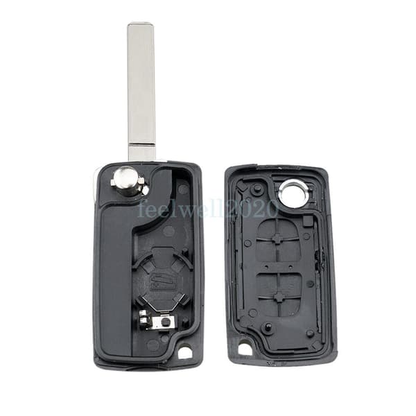 2 Button For Citroen C2 C3 Remote Flip Key Fob Case Shell Cover VA2 Blade CE0536