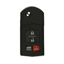 4 Button Remote Key Fob Case For Mazda 3 5 6 MX-5 RX8 2010 2011 2012 2013 2014