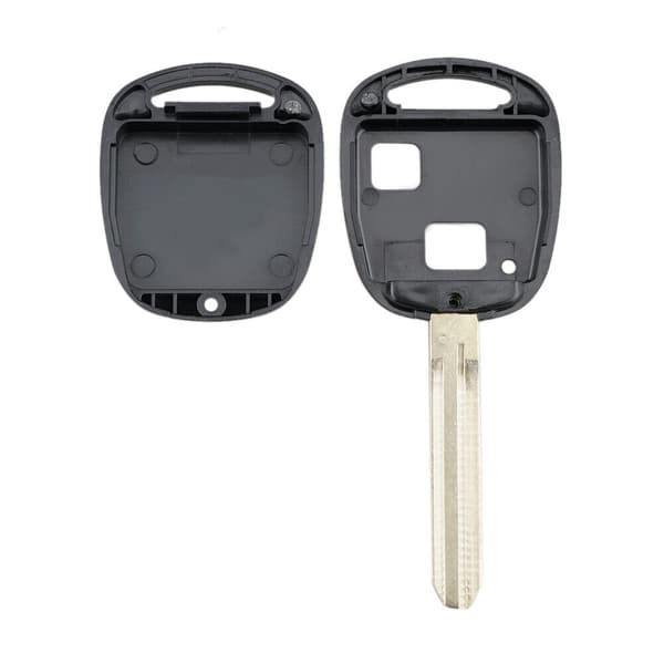 2 Button Remote Key Fob Case Pad TOY43 Blade For Toyota Yaris Corolla RAV4 Hiace
