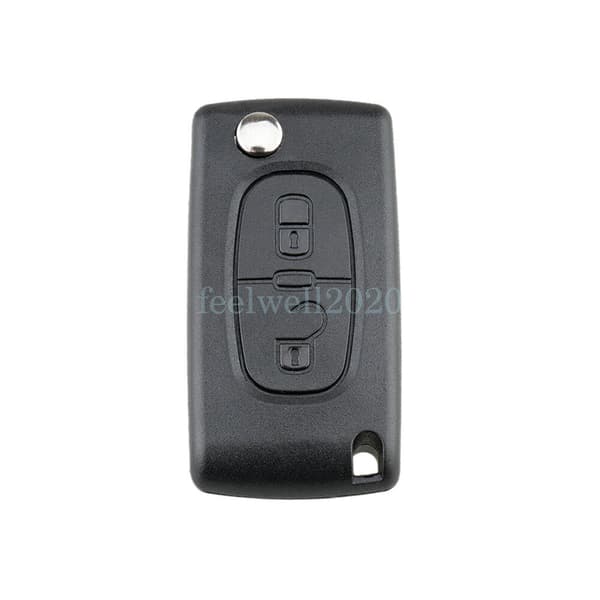 2 Button Remote Flip Key Fob Case Shell For Citroen Berlingo Peugeot Partner Van