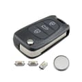 Pikkukuva 5 / 7: For Kia Ceed Sportage Sorento Rio Pro Soul 3 Buttons Flip Car Key Fob Case Shell