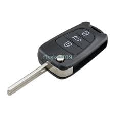 For Kia Ceed Sportage Sorento Rio Pro Soul 3 Buttons Flip Car Key Fob Case Shell