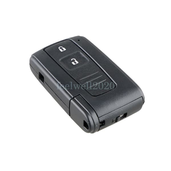 Replacement For Toyota Corolla Verso Prius 2 Button Smart Key Case + TOY43 Blade