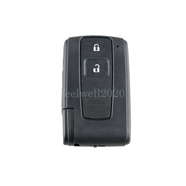Replacement For Toyota Corolla Verso Prius 2 Button Smart Key Case + TOY43 Blade