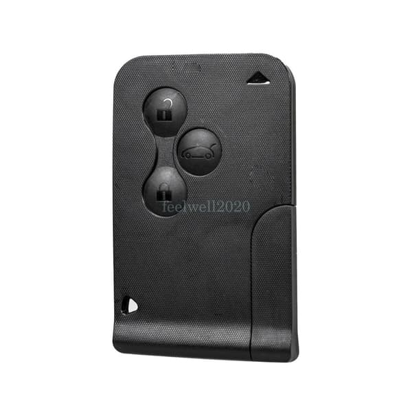 3 Button 433Mhz Remote Card Key Fob For Renault Megane Scenic Clio 2006 - 2012