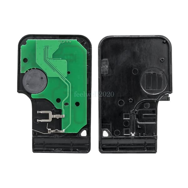 3 Button 433Mhz Remote Card Key Fob For Renault Megane Scenic Clio 2006 - 2012