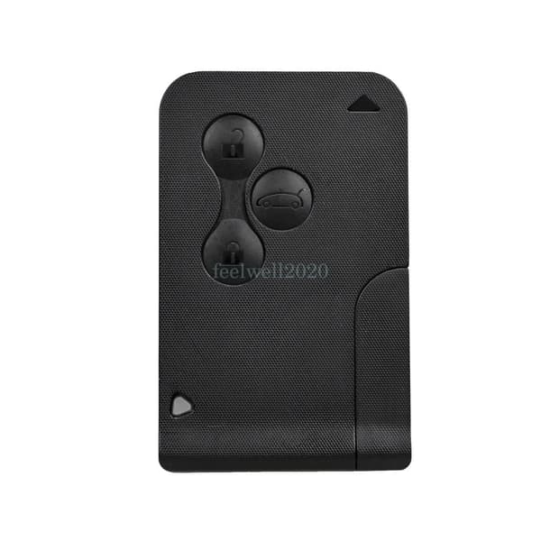 3 Button 433Mhz Remote Card Key Fob For Renault Megane Scenic Clio 2006 - 2012