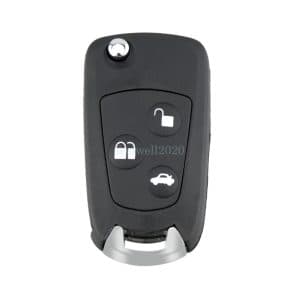 Upgrade 3 Button Flip Key Case For Ford Fiesta Focus Mondeo Fusion Remote Fob