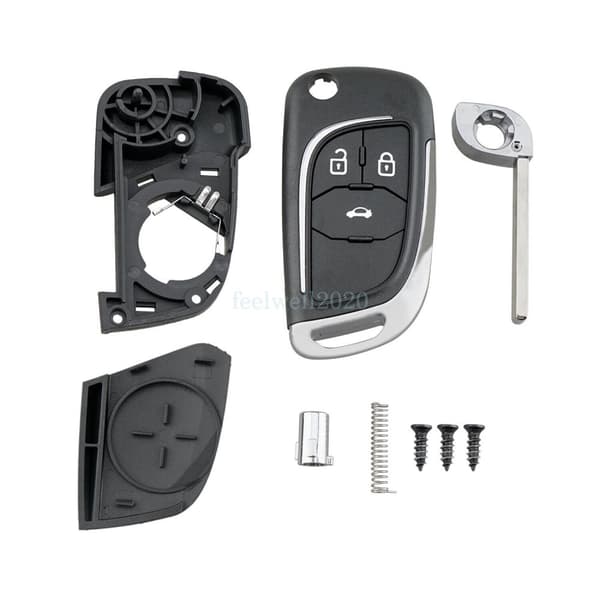 Upgrade Flip Key Fob Case For Vauxhall Opel Astra J GTC Insignia Cascade Zafira