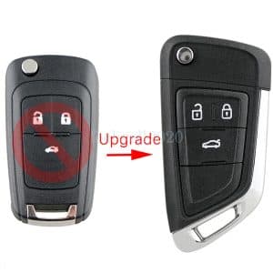 Upgrade Flip Key Fob Case For Vauxhall Opel Astra J GTC Insignia Cascade Zafira