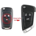 Miniatyrbilde 1 av 7: 3 Button Upgrade Flip Key Case for Vauxhall Astra J Insignia Cascade Remote Fob