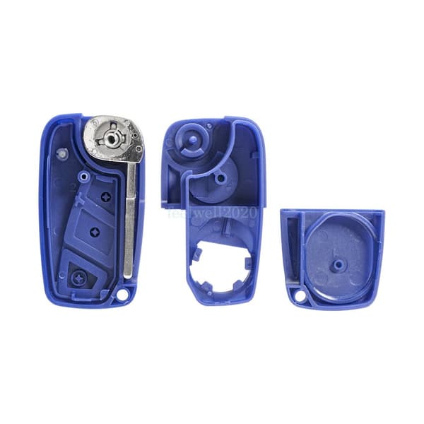 3 Button Flip Key Fob Shell Replacement For FIAT PANDA IDEA STILO DUCATO PUNTO