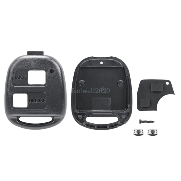 2 Button Remote Key Fob Shell For Toyota Corolla 2001 2002 2003 2004 2005 2006