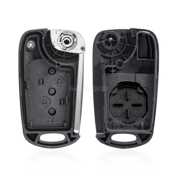 For Kia Picanto 2 / 3 Button Flip Key Remote Shell Fob Case Cover Battery CR2032