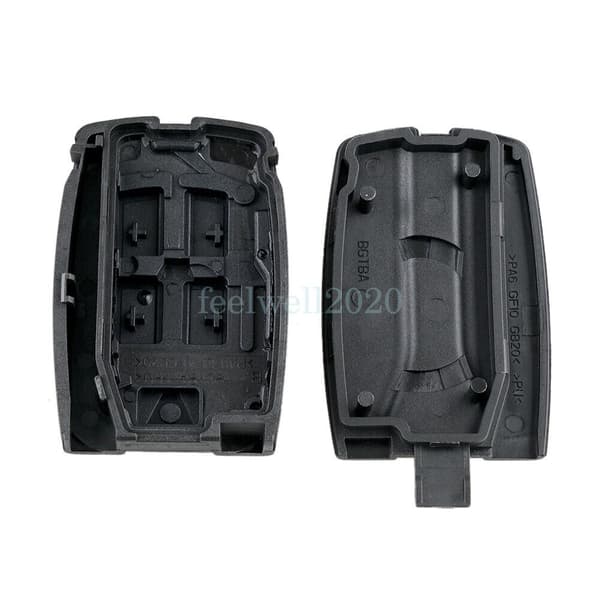 2PCS Remote Car Key Fob Case Shell + Blade 5 Button For Land Rover Freelander 2