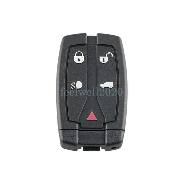 2PCS Remote Car Key Fob Case Shell + Blade 5 Button For Land Rover Freelander 2