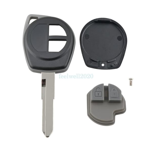 For Vauxhall Agila Suzuki Ignis Alto SX4 Vitara Swift Car Key Case Fob 2 Button
