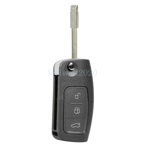 3 Button 433Mhz Flip Remote Key Fob For Ford Focus Fiesta Mondeo Puma KA Transit