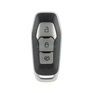 For Ford Edge Galaxy S-Max Mondeo TPU & Leather Car Remote Key Fob Case Cover