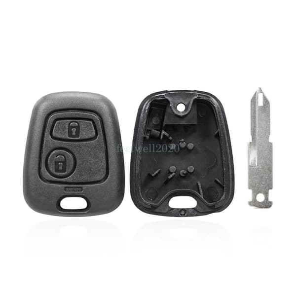 2 Button Remote Key Fob Case Shell NE73 For Peugeot 106 107 206 207 306 307 407