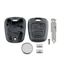 Miniatyrbilde 7 av 7: 2 Button Remote Key Fob Case Shell NE73 For Peugeot 106 107 206 207 306 307 407