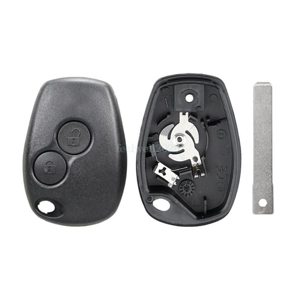 For Renault Clio 2006 2007 2008 2009 2010 2Button Car Key Fob Case Cover + Blade