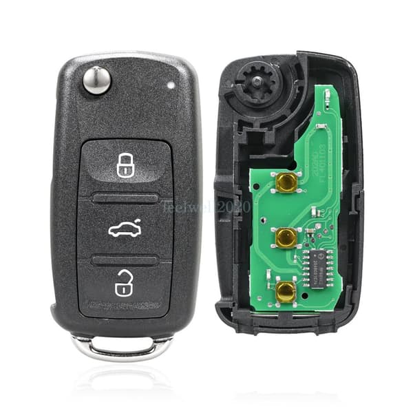 3Button Remote Key Fob For VW Beetle Volkswagen Up 2011 2012 2013 2014 2015 2016
