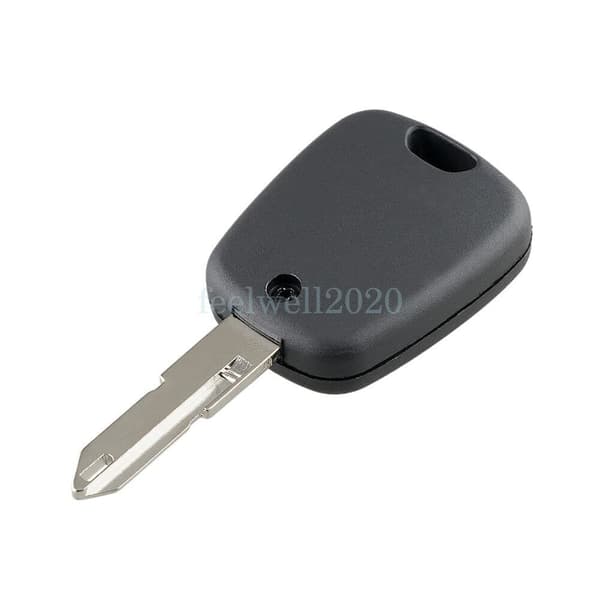 2 Button Remote Key Fob Shell Cover For Peugeot 206 Replacement + Switch Battery