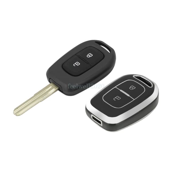 For Renault Dacia kwid Sandero Trafic Shell 2Button TPU Key Cover Case Fob Shell