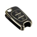 Pikkukuva 5 / 7: 3 Button Flip Key Fob Case Cover For Hyundai I20 I30 Kia Ceed Pro Sportage Rio