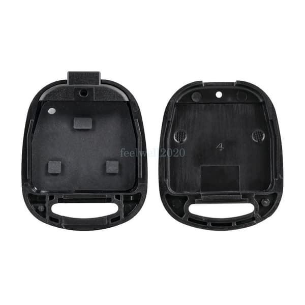 3 Button Key Fob Case Rubber Pad for Toyota Land Cruiser Corolla Yaris Avensis