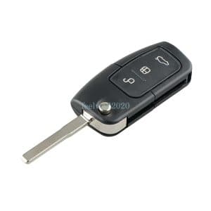 3 Button 433Mhz Flip Remote Key Fob 4D63 For Ford Focus Fiesta Mondeo Ecosport
