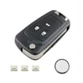 Miniatyrbilde 7 av 7: 3 Button Flip Key Fob Case Cover For Vauxhall Opel Astra J GTC Insignia Cascade