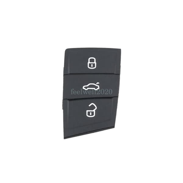 3Button Key Fob Rubber Pad for VW Golf MK7 Passat Tiguan Seat Leon Skoda Octavia