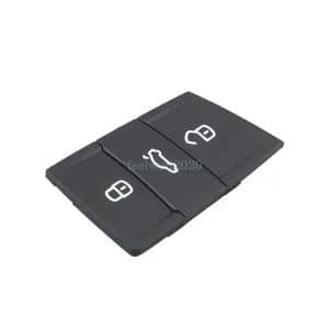 3Button Key Fob Rubber Pad for VW Golf MK7 Passat Tiguan Seat Leon Skoda Octavia
