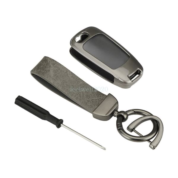 Gray Remote Flip Key Shell Cover Fob For Vauxhall Opel Astra J Insignia Cascada