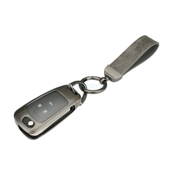 Gray Remote Flip Key Shell Cover Fob For Vauxhall Opel Astra J Insignia Cascada