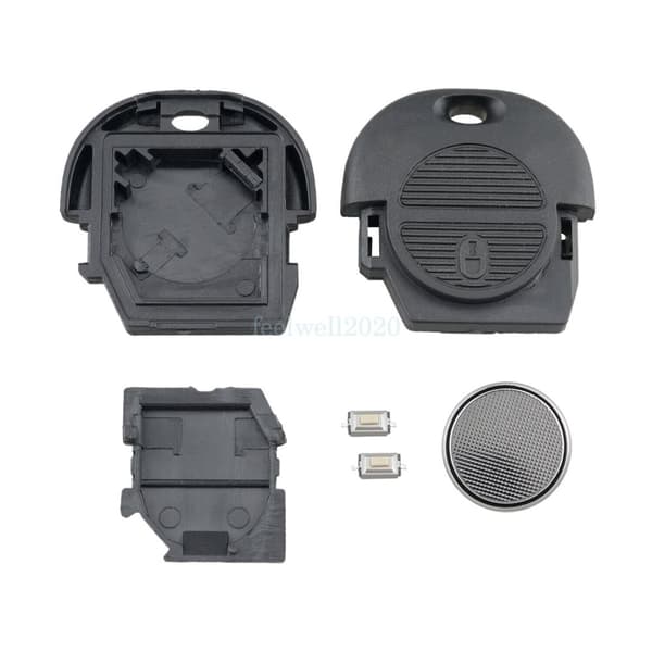 2 Buttons Key Case Shell for Nissan Micra Almera Primera K11 X-Trail Remote Fob