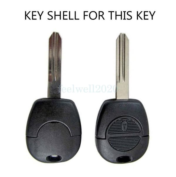2 Buttons Key Case Shell for Nissan Micra Almera Primera K11 X-Trail Remote Fob