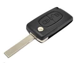 3 Button Remote Flip Key Fob Case For Peugeot 207 407 307 CC 308 SW Partner 607