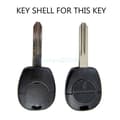 Pikkukuva 3 / 7: 2 Button Key Fob Case for Nissan Micra Almera Primera X-Trail Remote Shell Cover