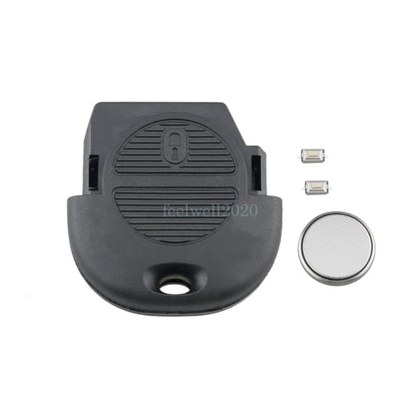 2 Button Remote Key Fob Shell For Nissan Navara Pickup Almera + CR2025 Battery