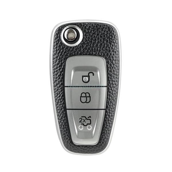 For Ford Fiesta Focus Transit Tourneo TPU Remote Flip Key Fob Cover Case 3Button
