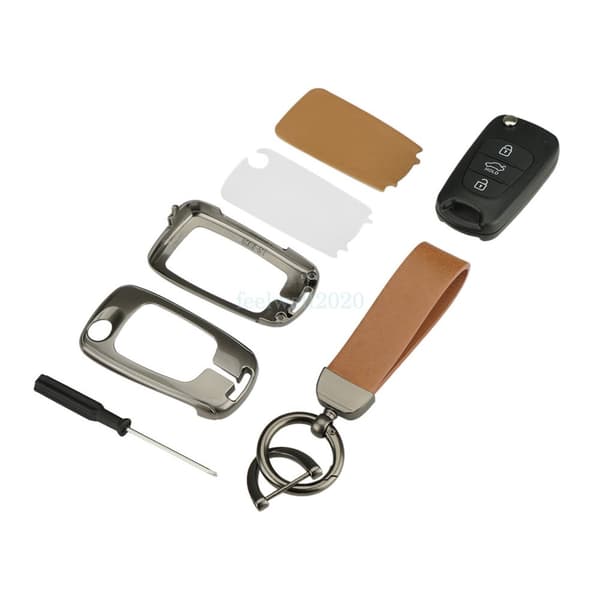 For Hyundai I20 I30 IX35 IX20 Veloster Flip Remote Key Fob Case Cover 3 Buttons