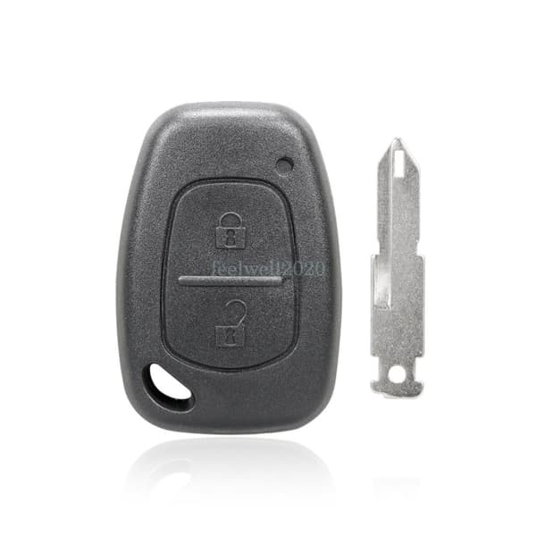 2 Button Key Fob Case For Renault Trafic Master Vauxhall Vivaro Movano Interstar