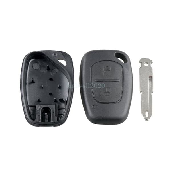 2 Button Key Fob Case For Renault Trafic Master Vauxhall Vivaro Movano Interstar