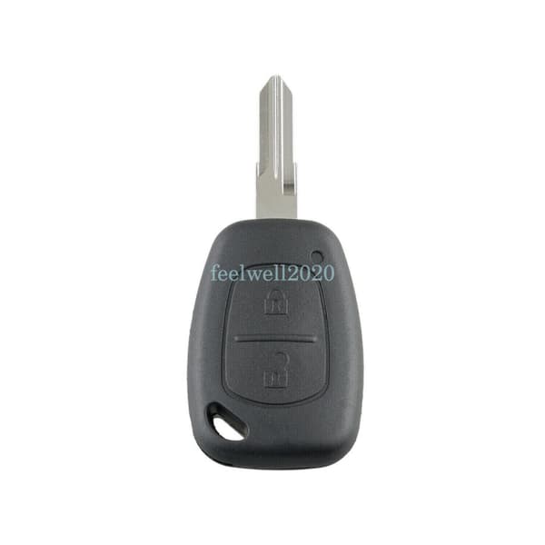 2 Button Key Fob Case Shell Replacement For Renault Trafic Vivaro Master Kangoo