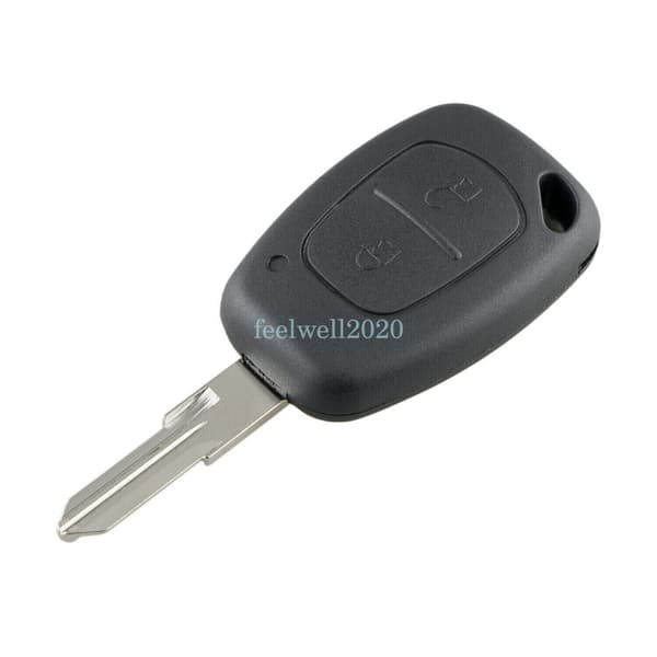 2 Button Key Fob Case Shell Replacement For Renault Trafic Vivaro Master Kangoo