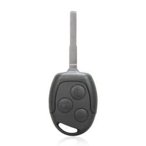 For Ford Focus Mondeo Fiesta C-Max 3 Button Remote Key Fob Case + HU101 Blade
