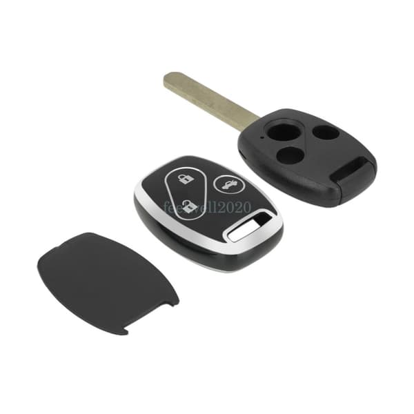For Honda Civic Jazz Accord Insight 3 Button Key Cover Fob Protective Case Shell